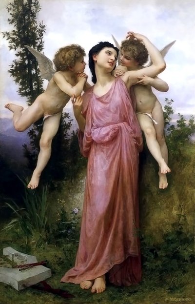 Tender Words by William Adolphe Bouguereau